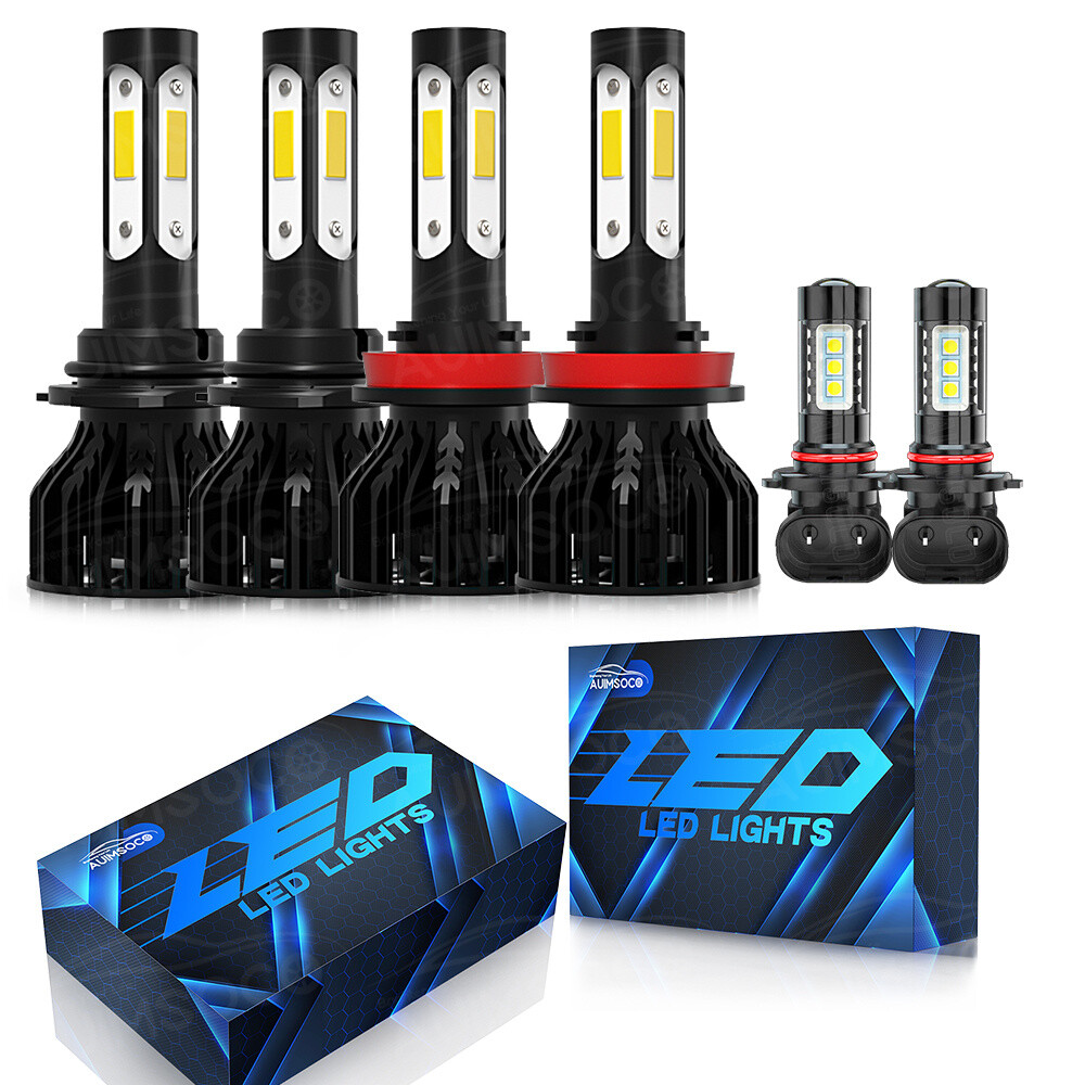 Para Toyota Solara 2004-2006 LED Faro + Alto/Bajo +Bombilla Luz Antiniebla