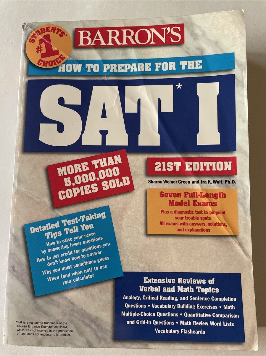 Barron&rsquo;s How to Prepare for the SAT I by Sharon Weiner Green and 