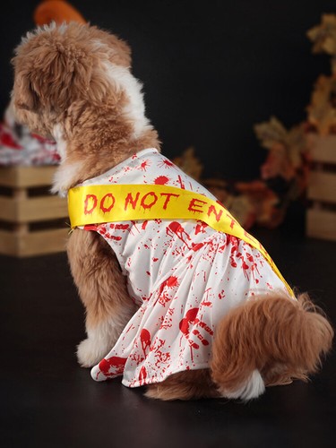 Pet Dog Halloween Outfit Cape Clothes Costume Cat Cute Comfy Dress Christmas - Picture 15 of 20