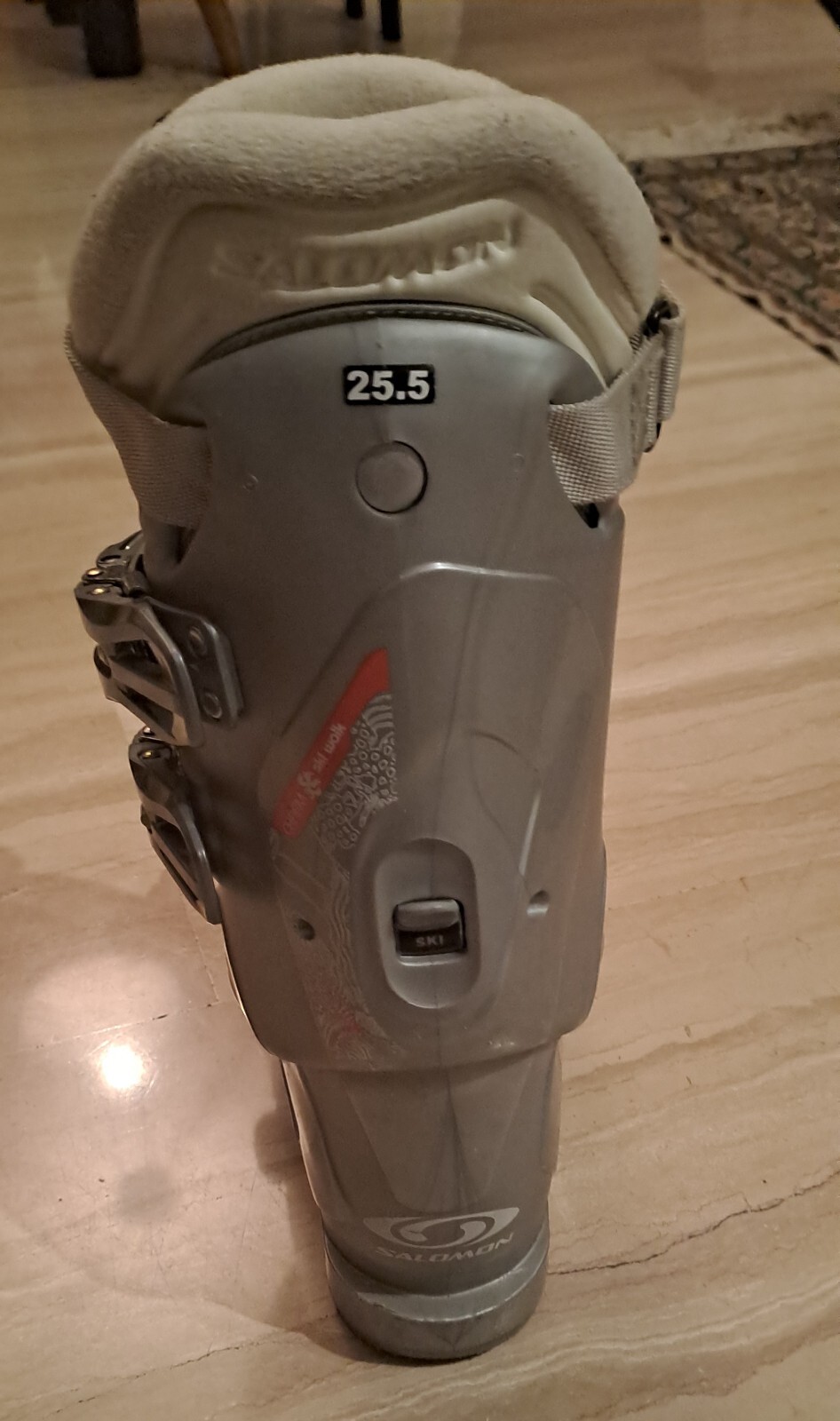 scarponi da sci donna Salomon grigi numero 39 ottimo stato