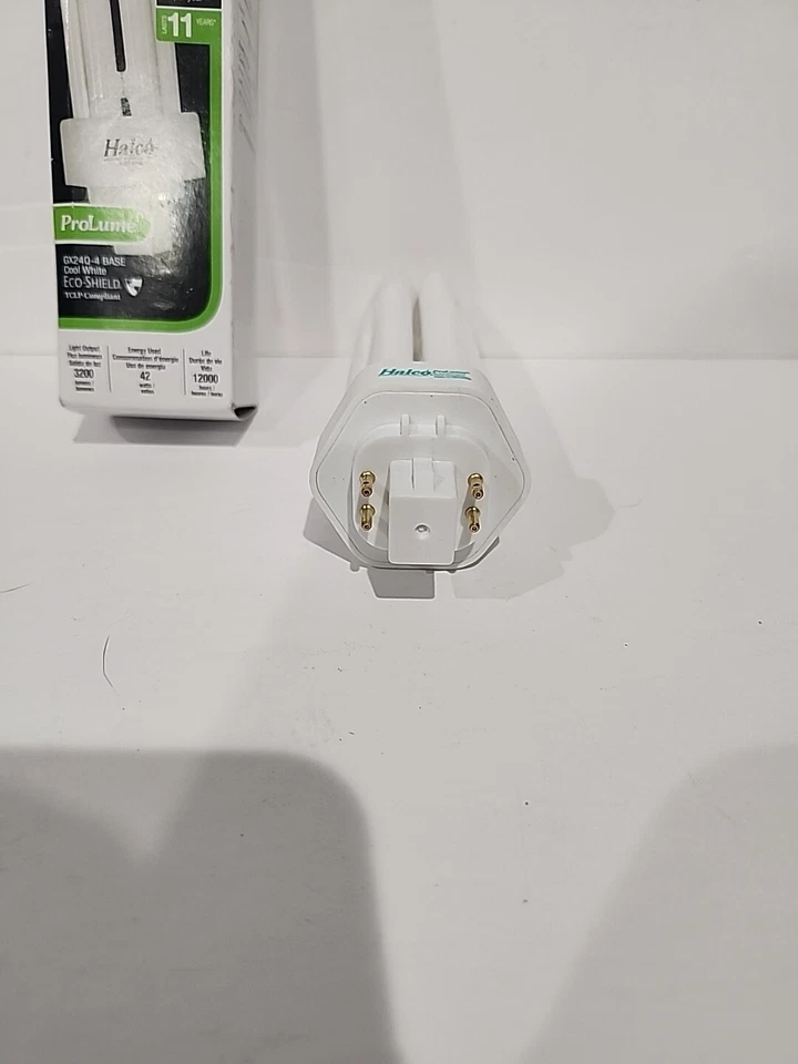 Halco PL42T/E/41/ECO 42W 4100K CFL Bulb 109036 GX24Q-4 4-Pin Base 13501 - Image 3 of 4