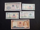VIETNAM 2x 1 + 50 (1980) + 100 (1976) DONG Banknotes