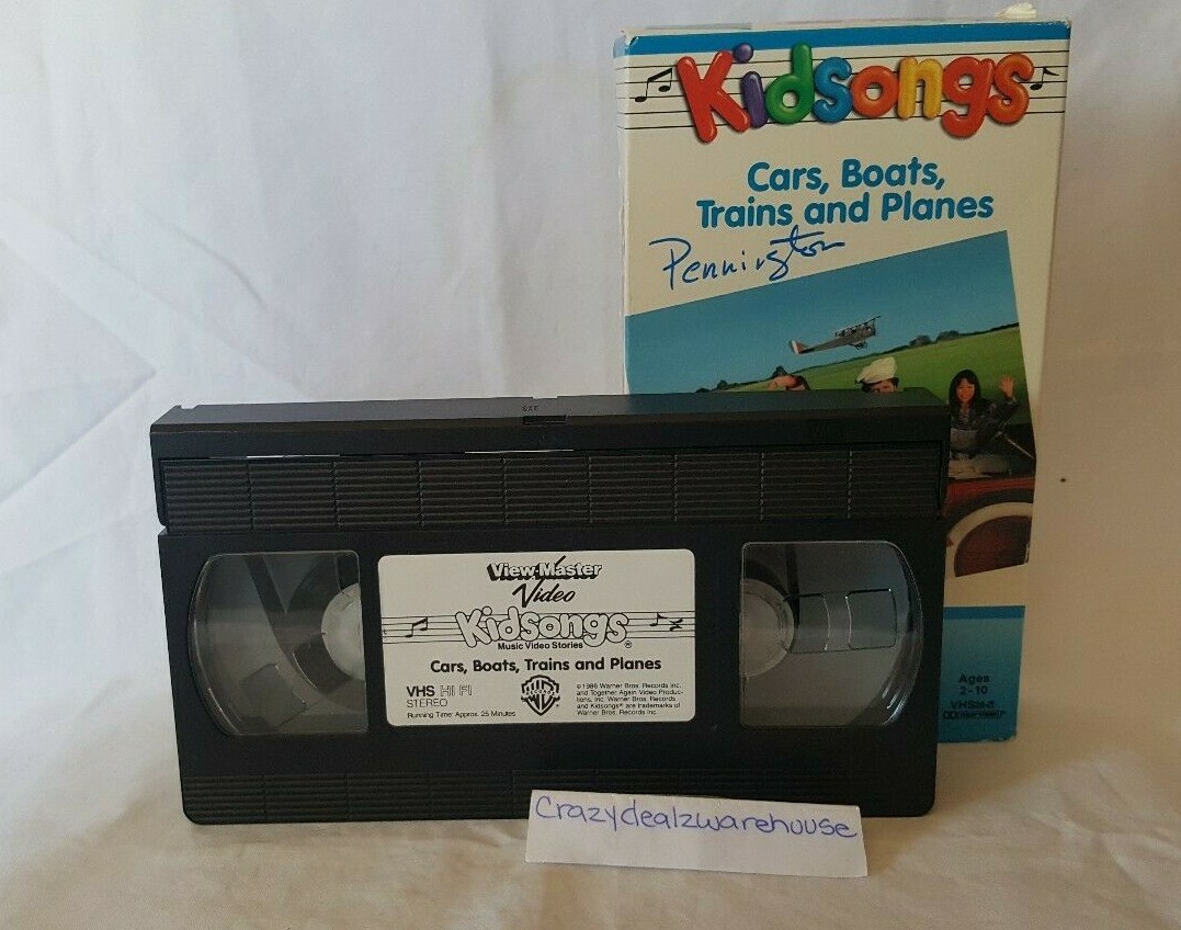 ViewMaster Video Kidsongs Cars, Boats, Planes and Trains (VHS) 1986 75993811438 eBay