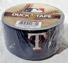 MLB Texas Rangers Duck Brand Duck/Duct Tape 1.88 Inch wide x 10 Yard Long