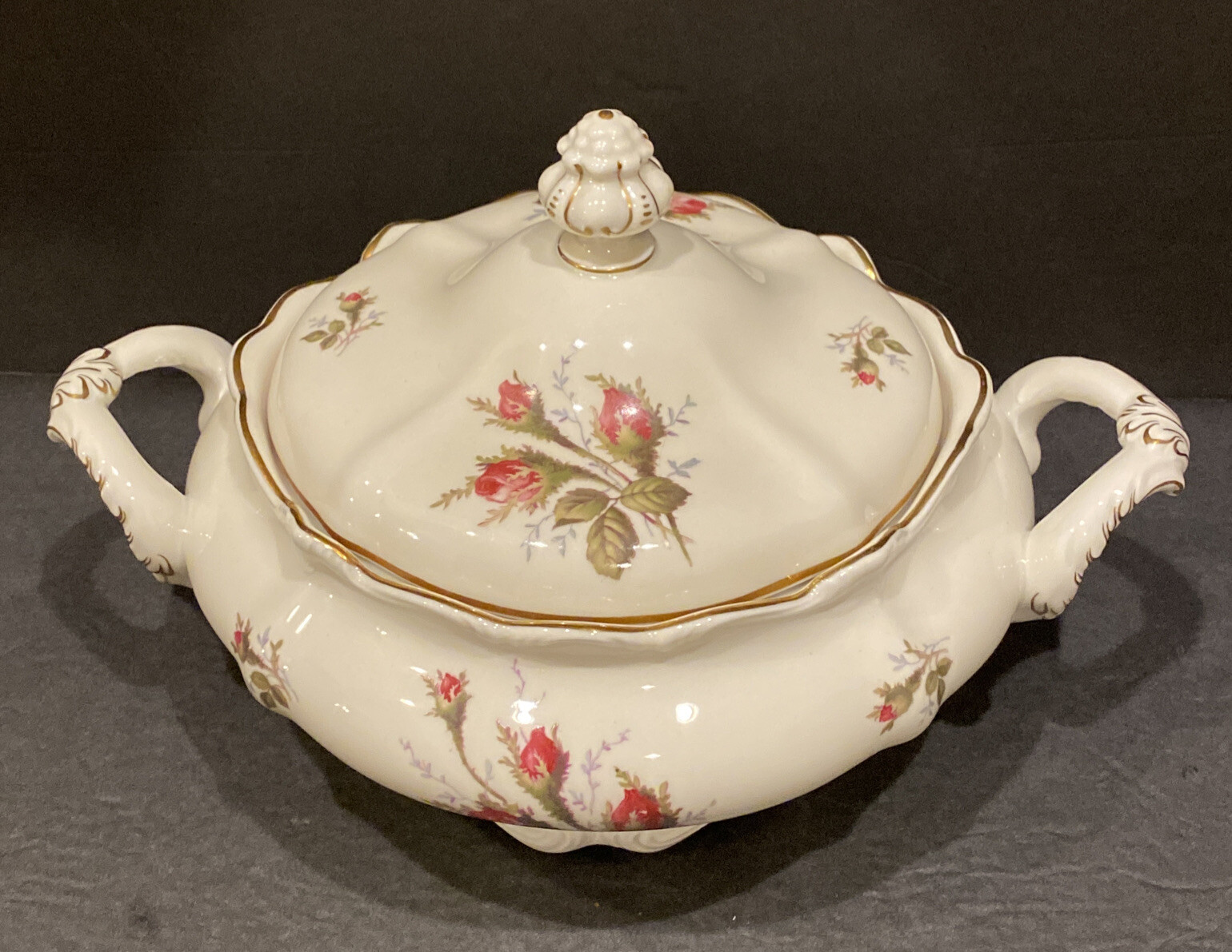 Rosenthal Pompadour Covered Vegetable Bowl Tureen 11” Long Vintage China