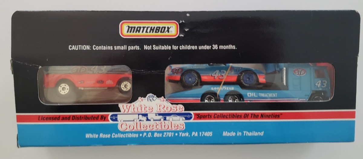 1992 Matchbox Superstar Transporter STP Race Team RICHARD PETTY NEW In