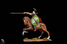 Mounted Celtic warrior 54mm Painted Tin Toy Soldier Collectible Level