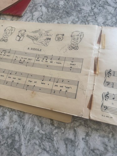 John W Schaum Piano Course ~ Pre-A Book Earliest Beginner ~ 1945 Workbook - Picture 8 of 16