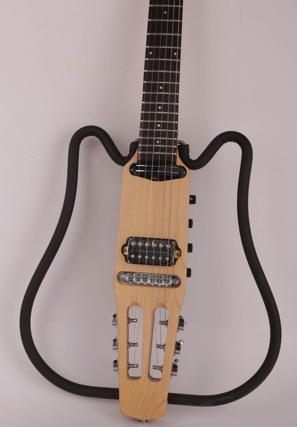 Left hand headless electric silent travel guitar portable electric