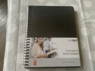 1 bis 10x sigel Collegeblock Conceptum, DIN A5, kariert, schwarz BIS 48% RABATT