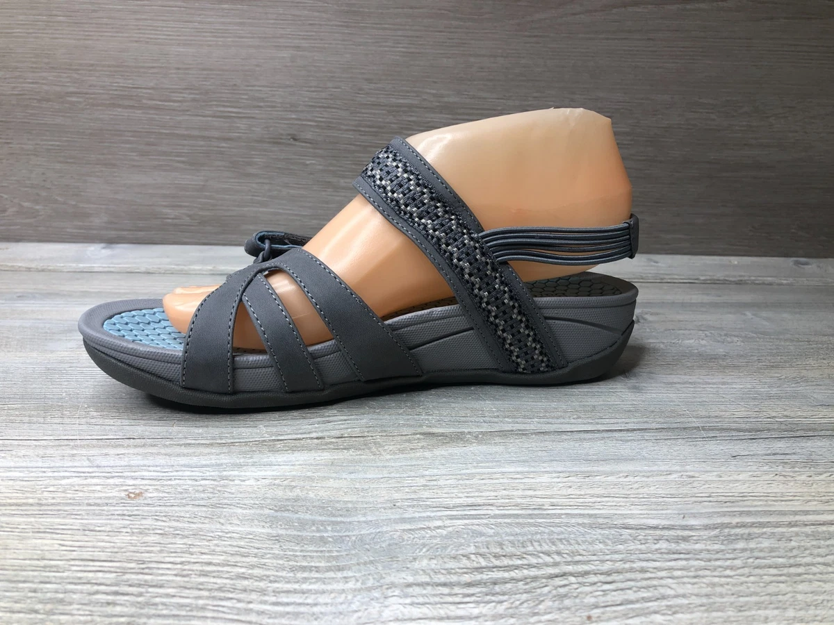 Baretraps Dalton Gray Blue Rebound Technology Sport Sandals Mens 10M BTS18-10601 Baretraps Geometric Sandals for Women for sale | eBay main image 4