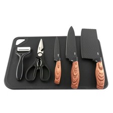 Oster Gunderson 6 Piece Black Stainless Steel...