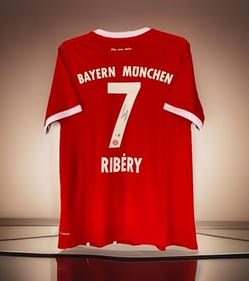 Franck Ribery Signed Autographed Bayern Munich 2017/18 Home Jersey - Beckett COA