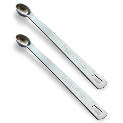 2PCS 1/8 Teaspoon(1/8tsp, 0.625 ml, Dash) Single Tiny Measuring Spoon, Small ...
