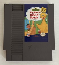 Sesame Street Big Bird's Hide & Speak NES Nintendo 