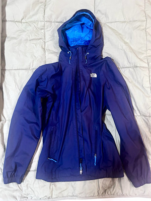 The North Face Herren Outdoorjacke mit Kapuze, Blau, Größe S/P