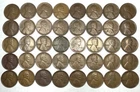 VF-AU Lincoln Wheat Penny Cent Lot Of 40 Coins 1909-1927 Scarce Higher Grades!