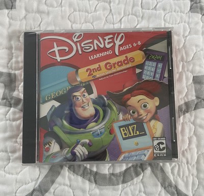NEW Disney Learning CD-ROM 2nd Grade Ages 6-8 (Buzz Lightyear)
