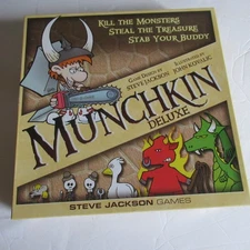 Munchkin Deluxe Steve Jackson Games Board Game 2018 Complete