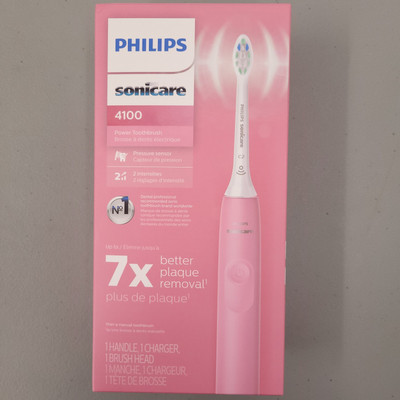 Philips Sonicare 4100 Power Toothbrush Pink Rechargeable Electric HX3681/26