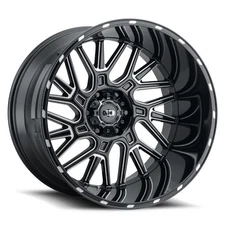 Vision Off-Road Brawl 404 20x10 6x5.5/6x139.7 -25mm Gloss Black Milled Spoke