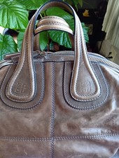 Borsa Boston GIVENCHY Nightingale Greige in pelle autentica