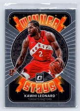 2021-22 Donruss Optic #18 Kawhi Leonard Winner Stays Toronto Raptors