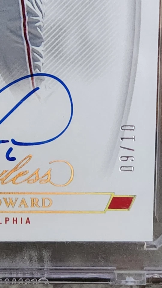 Panini 2023 impecable - autógrafos momentáneos Ryan Howard #MA-RH dorado/10 (AU) Foto 2 de 3
