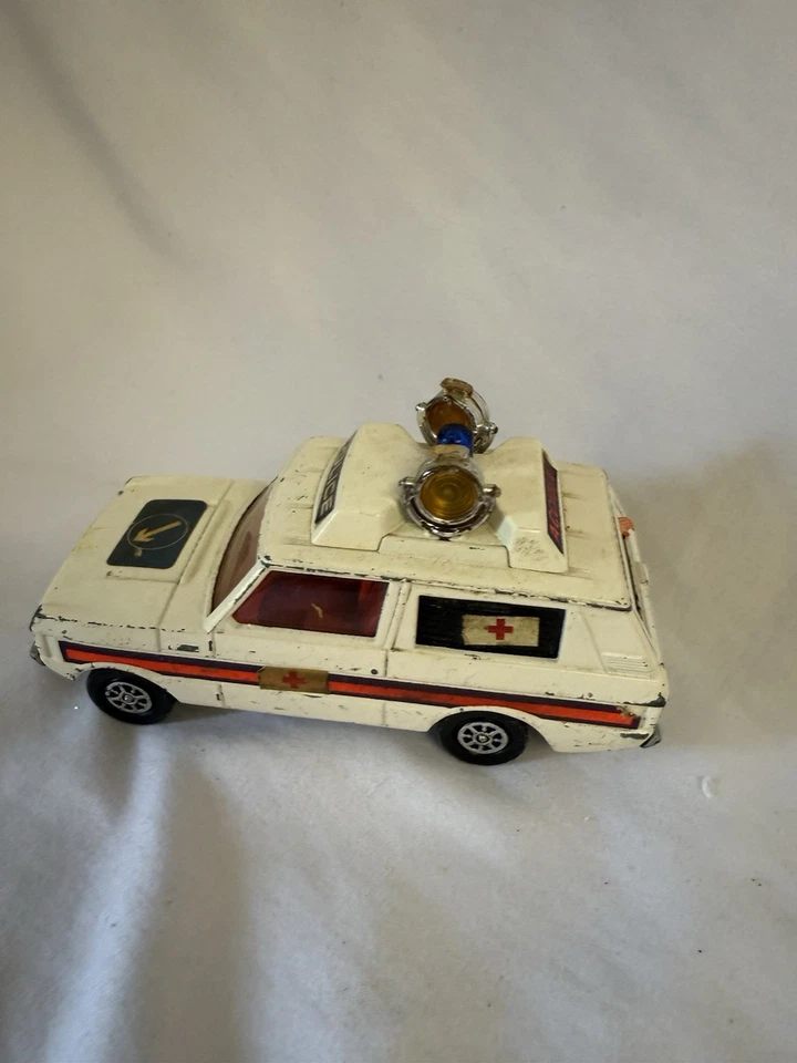 1970s Corgi Toys Whizzwheels VIGILANT RANGE ROVER Police DIECAST With Figure - Image 4 of 4