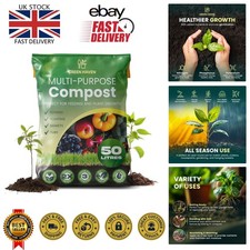 Green Haven 50L Peat Free Multi-Purpose Compost for Thriving Plants & Vegetables 0.32 per litre