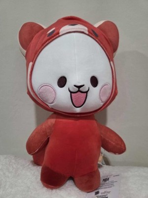 Round 1 Exclusive 14'' Milk & Mocha White Bear In Red Panda Costume Plush