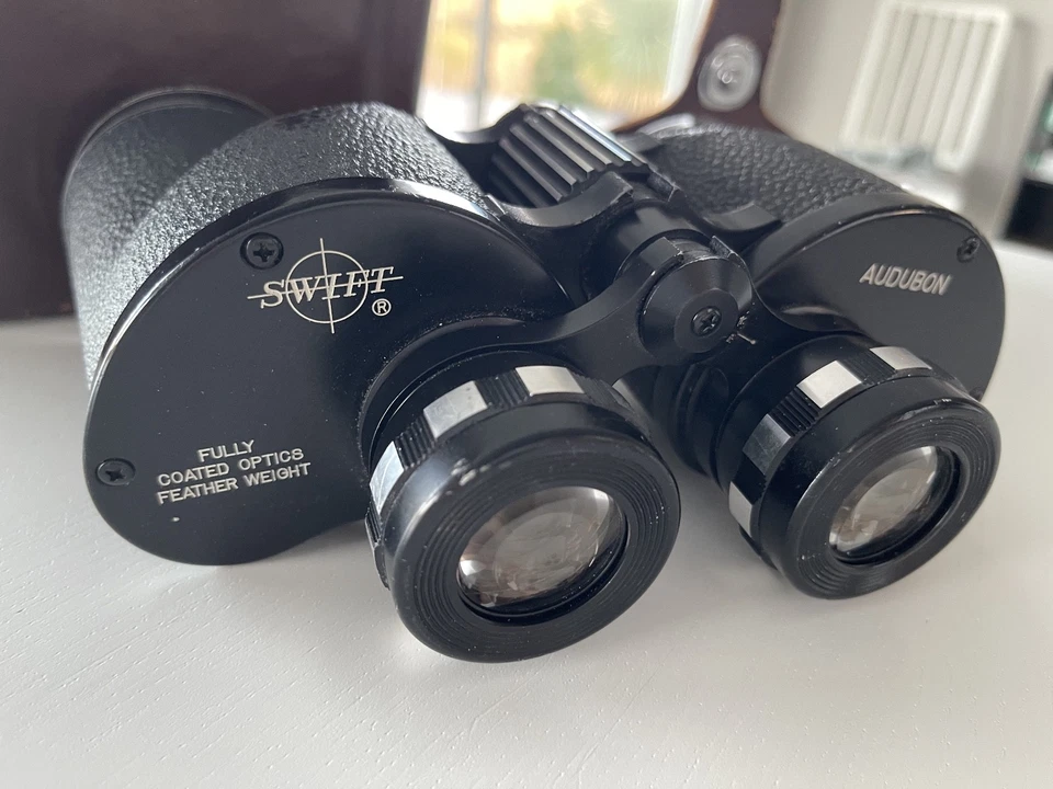 1968 TAMRON Swift Audubon Binoculars 8.5x44 Model 804 Extra Wide Angle Rare find - Image 3 of 4