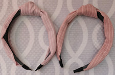 Lot Of Two Striped Headbands/ Women's And Girls Hair Accessories/ Headbands