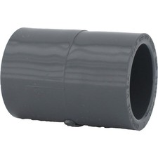 Charlotte Pipe 1 In. Sch. 80 Slip X Slip PVC Coupling PVC 08100 1400HA