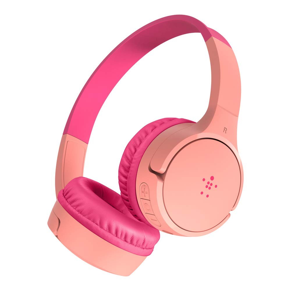 Belkin SoundForm Mini Kids Wireless Headphones with Built in Microphone On Ear