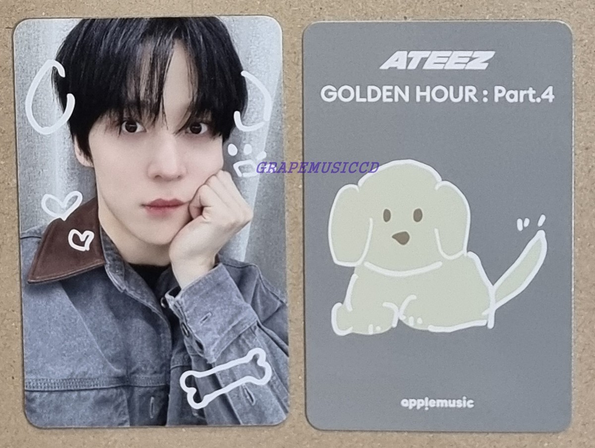 ATEEZ GOLDEN HOUR : Part.4 APPLEMUSIC LUCKY DRAW EVENT PHOTOCARD