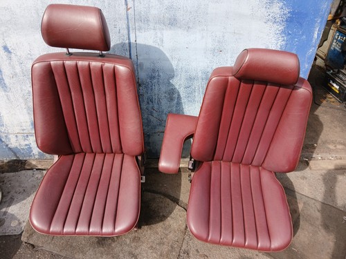 Kunstlederausstattung mittelrot elektr. verst. Mercedes-Benz 190 W201 2.Serie