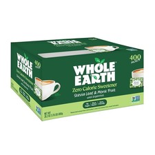 Whole Earth Stevia Monk Fruit Zero Calorie Natural Sweetener 400 Packets