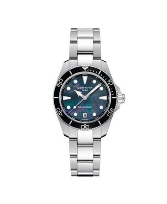 CERTINA Women Analog Quartz Casual Watch Classic Dress Silver color Dial Waterpr