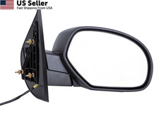 SPYDCHACK Side Mirror for Chevy Silverado 1500, 2500, 3500 HD  Medium, Black