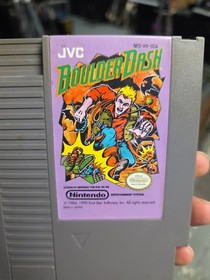 JVC Boulder Dash NES Original Nintendo 1984 Probado Aut&eacute;ntico 
