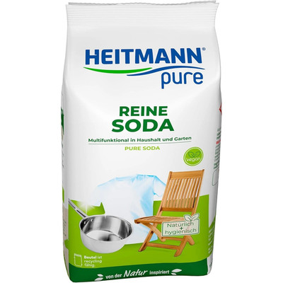 HEITMANN pure soda | Natural cleaning powder for household, laundry & G