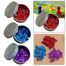 25 Pieces D4 Die Table Gaming Dice Collectibles in Storage Case Transparent