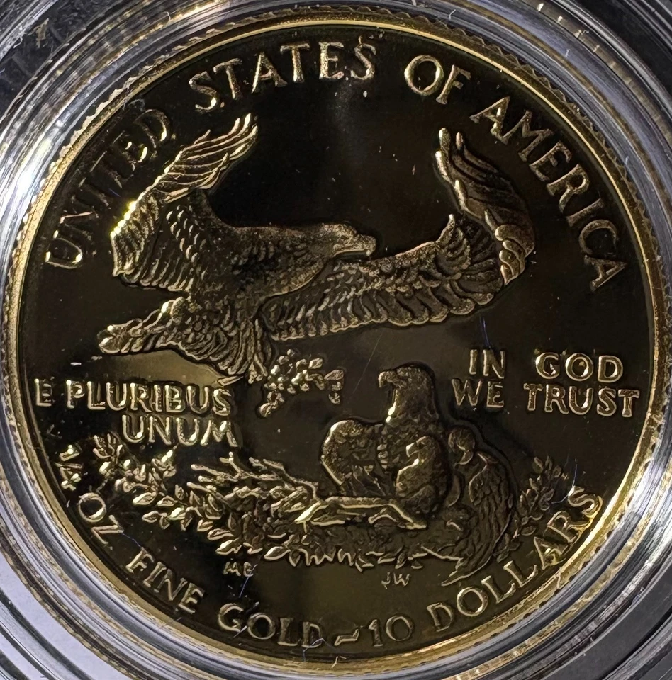 1988 $10 1/4 Oz Proof American Gold Eagle With Box/Coa - Image 4 of 4