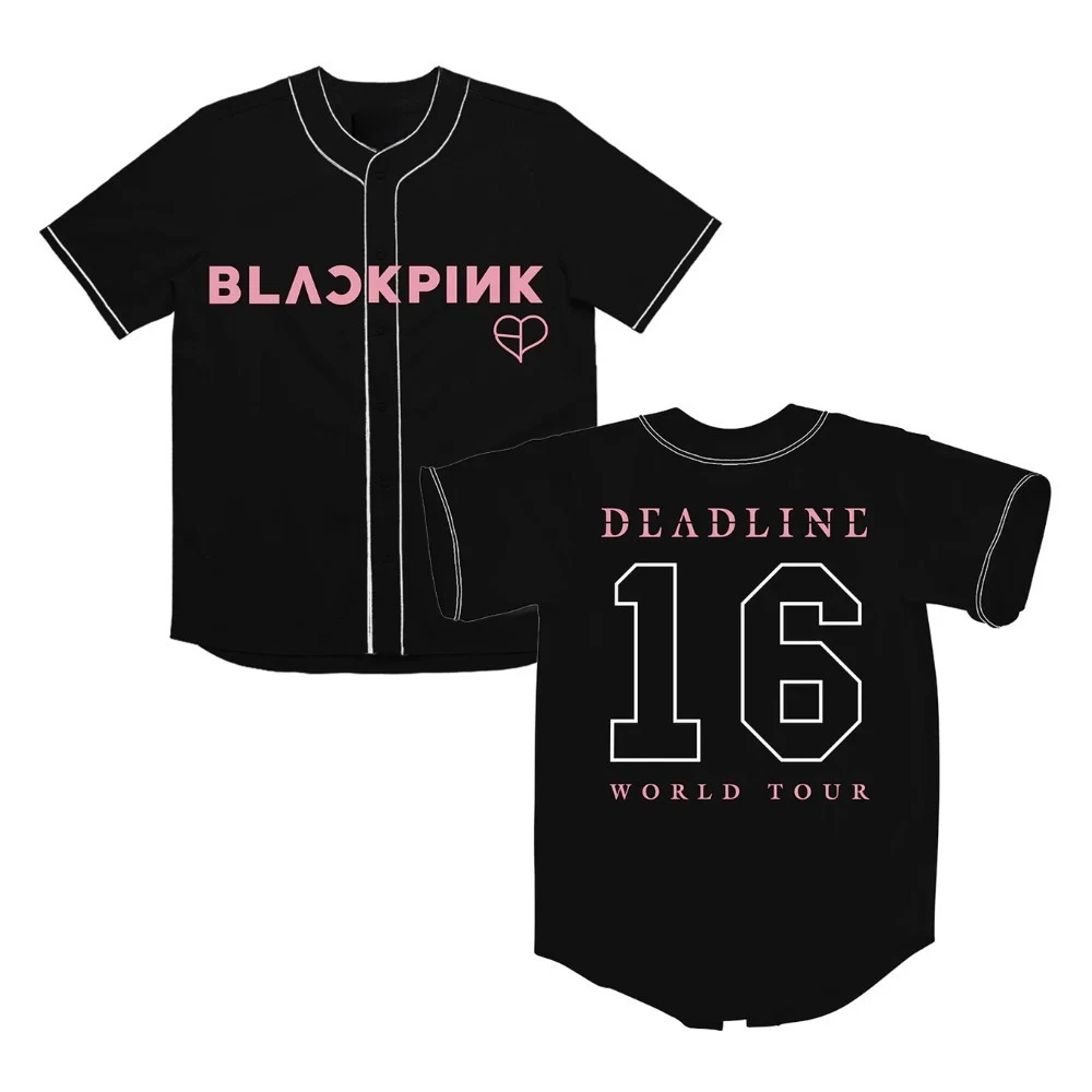 BLACKPINK Deadline World Tour 16 Baseball Jersey All Size