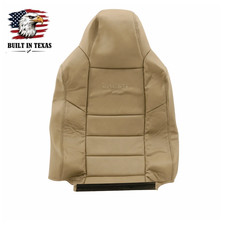 Driver Top Seat Cover For F250 Lariat 2003 2004 2005 2006 2007 Leather In Tan