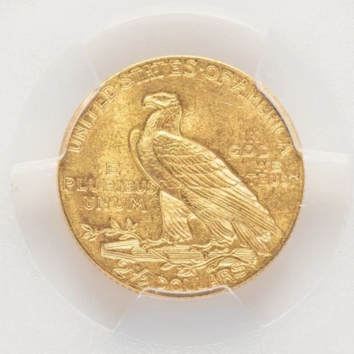 1911 INDIAN HEAD $2.5 QUARTER EAGLE GOLD PCGS MS63 - Image 2 of 4