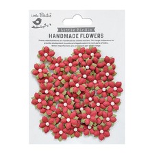 Little Birdie Elira Paper Flowers 40/Pkg-Love and Roses - 3 Pack