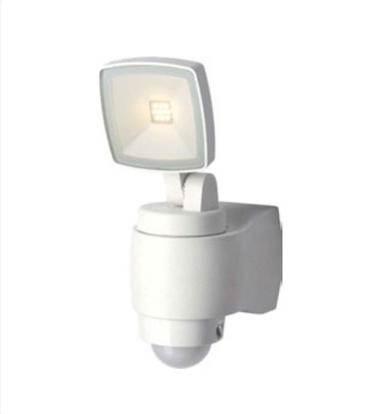 Led AußEnleuchte Bewegungsmelder Weiß IP44 Wetterfest Amina Sensor Lampe Wand-image