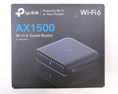 TP-Link TL-WR1502X AX1500 Wi-Fi 6 Travel Router   Dual-Band   USB-C Powered